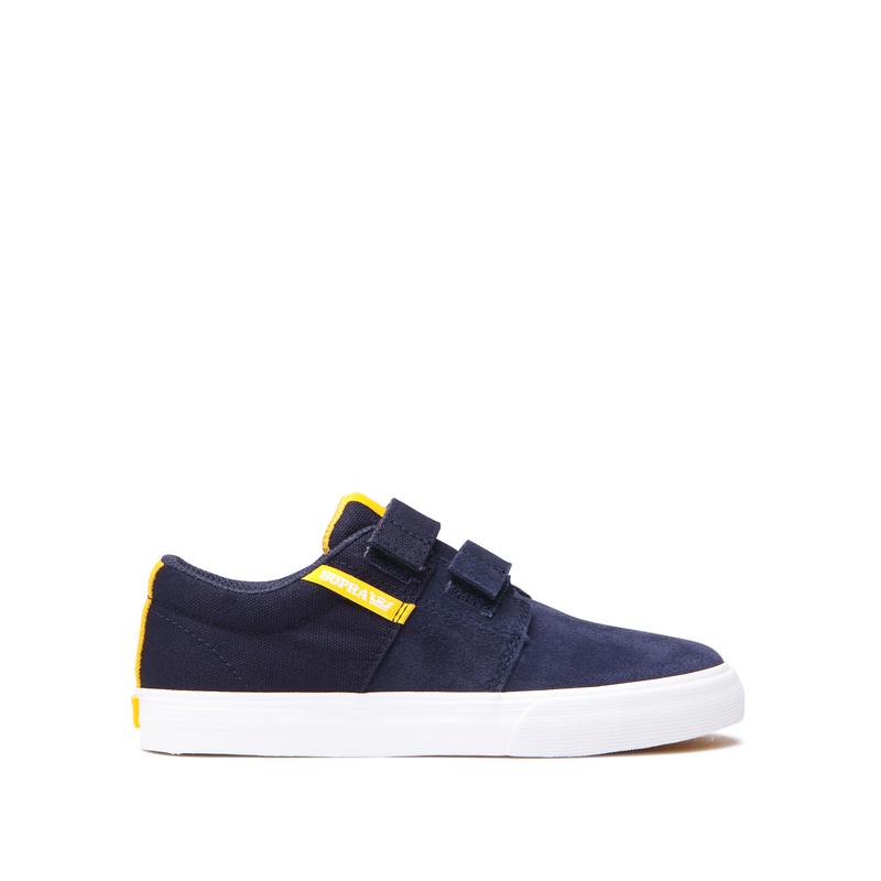 Supra STACKS II VULC VELCRO Sneaker Low Kinder Navy Online Bestellen NIWYQ1659